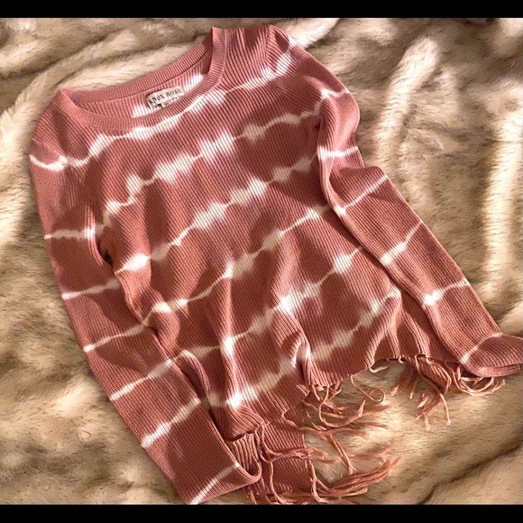 Knox Rose tie dye boho sweater XS - Picture 2 of 5